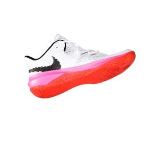 NIKE ZOOM HYPERSPEED COURT SE - WHITE/BLACK/BRIGHT CRIMSON.  Women’s 8m